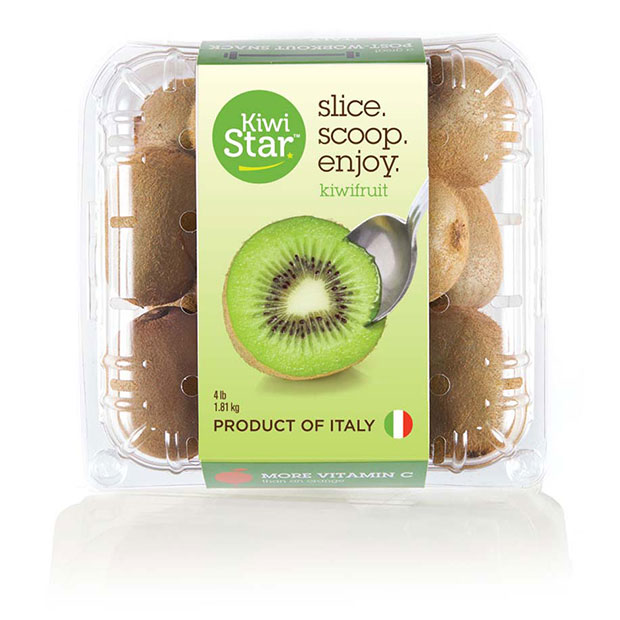 KiwiStar green kiwifruit package